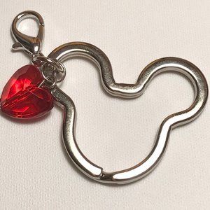 Mickey Mouse Ears Keychain Purse Charm Zipper Pull